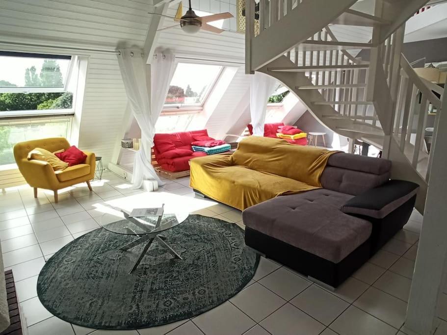 Appartamento Superbe loft 90m² proche parc expo Nantes  Esterno foto